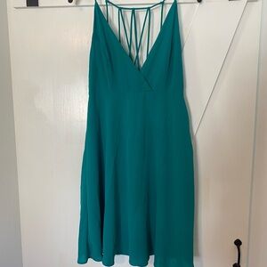 Teal dress